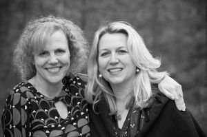 Theo with Cheryl Strayed at Wild Mountain Memoir Retreat.